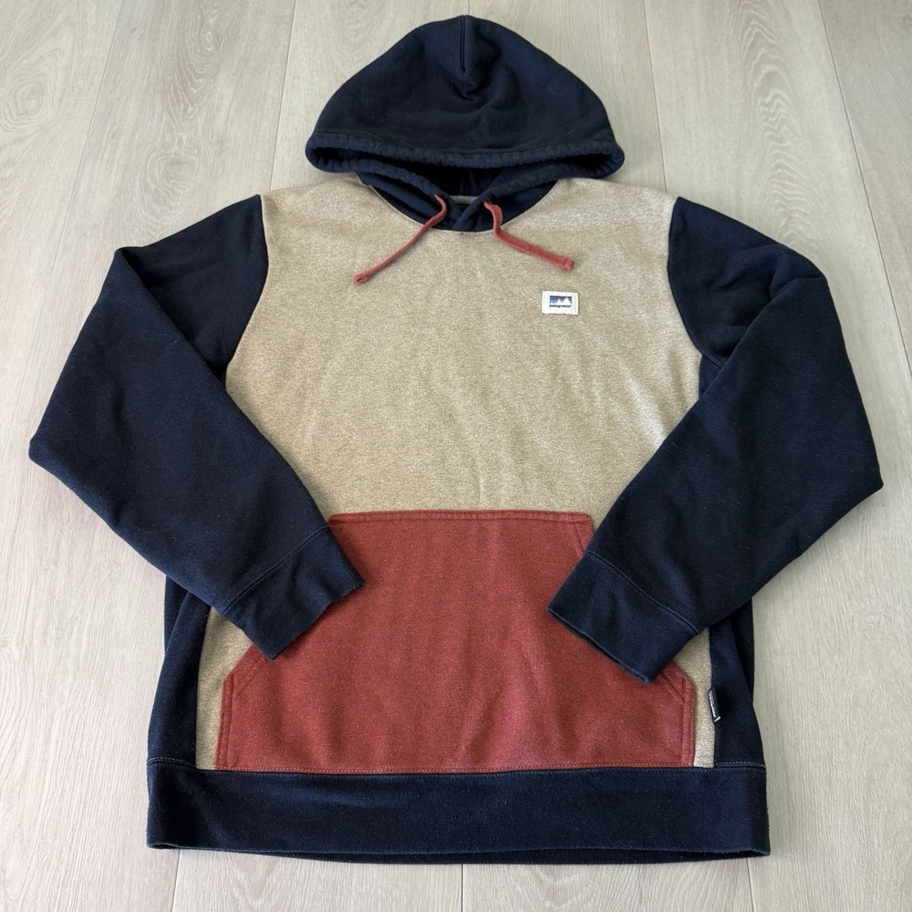 Patagonia Hoodie Mens M Medium Shop Sticker Uprisal Thermal Pullover Fleece Logo